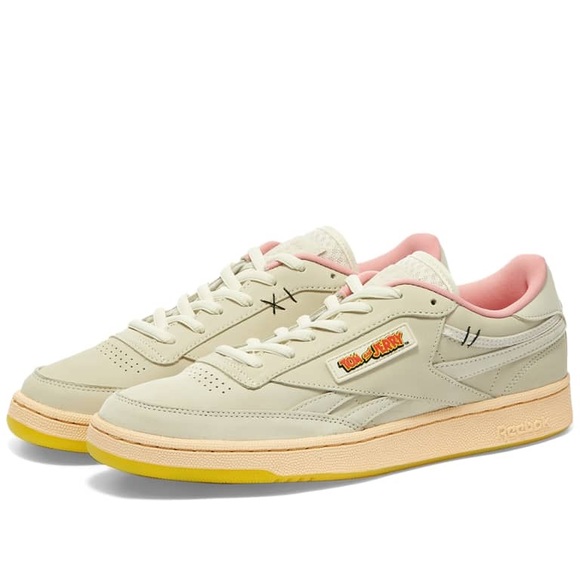 Rare Reebok Club С Tom & Jerry Revenge Low Mu FW4681 Shoes Sneakers 8 9.5
